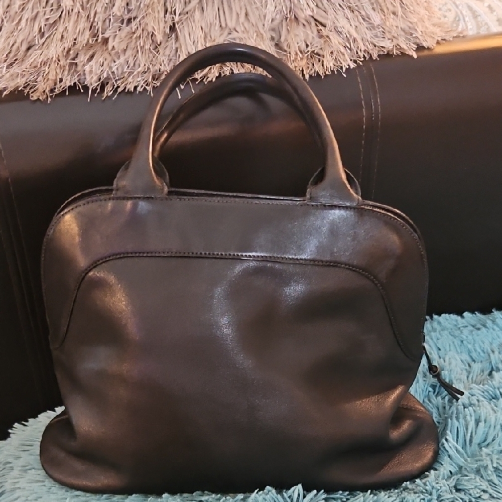 Bally  Black Leather Satchel - Picture 3 of 5